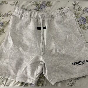 Fear of God Essentials Light Gray Sweat Shorts